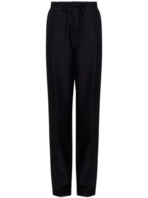 Maison Margiela drawstring trousers - Black - zdjęcie produktu nr 1