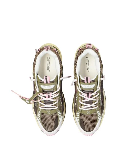 Off-White Be Right Back tag-detail sneakers - Green