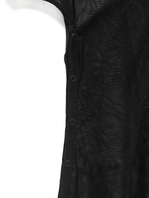 Paloma Wool Olimpia sheer wrap-style t-shirt - Black