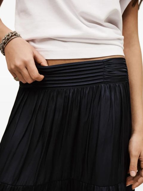 Ba&Sh Camyla tiered gathered-design skirt - Blue