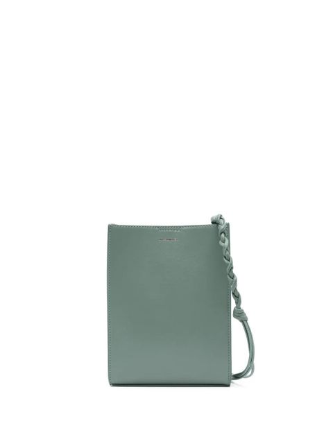 Jil Sander small Tangle leather cross body bag - Green - zdjęcie produktu nr 1