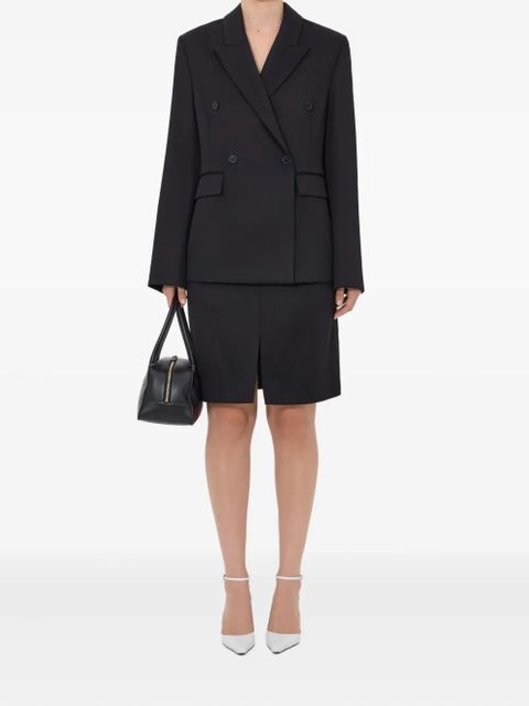 LouLou de Saison Hornlds double-breasted peak-lapel blazer - Black