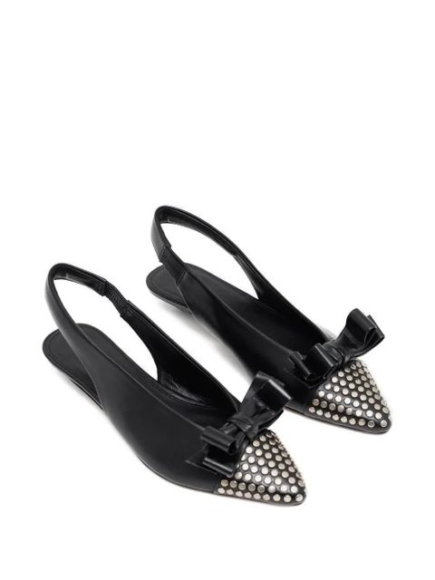 Chloé bow-detail sandals - Black