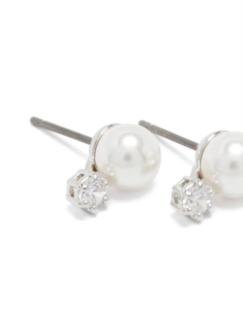 Swarovski Matrix stud earrings - Silver