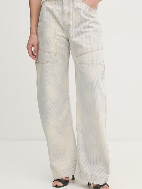 BOSS Orange jeansy relaxed fit damskie C CARGO BALLOON 2.0 - zdjęcie produktu nr 1