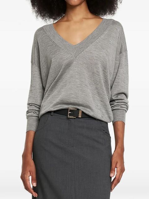 TOM FORD V-neck long-sleeve sweater - Grey - zdjęcie produktu nr 2