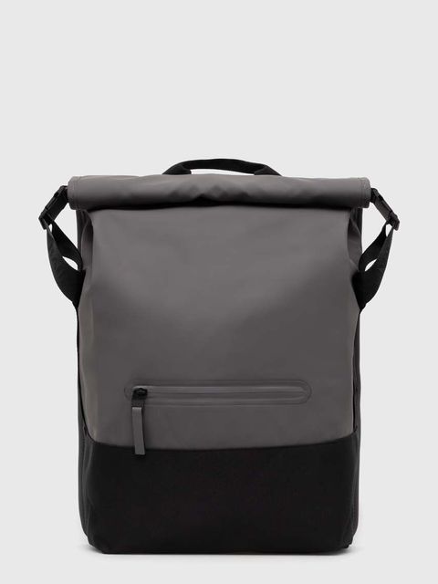 Rains plecak Trail Rolltop Backpack W3 kolor szary duży wzorzysty 14320.13