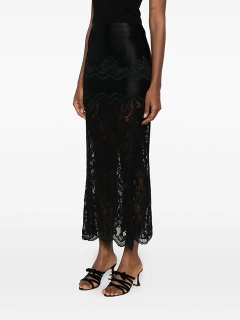Rabanne lace midi skirt - Black - zdjęcie produktu nr 2