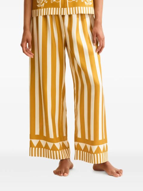 ERES striped-pattern trousers - Yellow - zdjęcie produktu nr 2