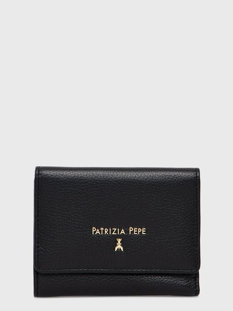 Patrizia Pepe portfel skórzany kolor czarny CQ7081 L001 - zdjęcie produktu nr 1