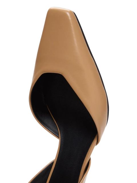 LouLou de Saison square toe slingback pumps - Neutrals - zdjęcie produktu nr 2