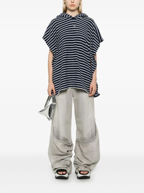 Givenchy striped towelling poncho - Blue - zdjęcie produktu nr 2