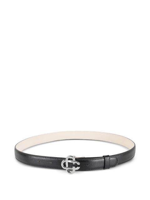 Casablanca logo-buckle belt - Black
