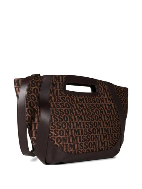 Missoni logo-pattern tote bag - Brown - zdjęcie produktu nr 2