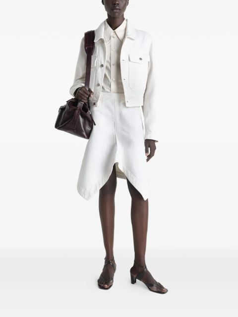 LEMAIRE denim cropped blouson - White - zdjęcie produktu nr 2