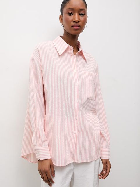 Answear.LAB koszula z dodatkiem lnu - zdjęcie produktu nr 2