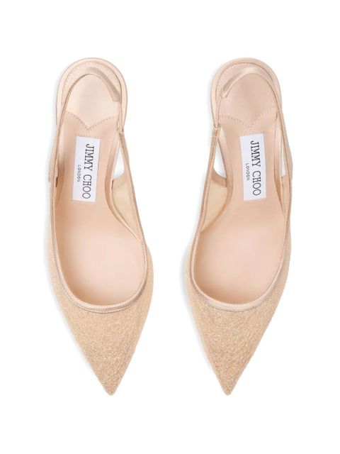 Jimmy Choo Love point toe slingback pumps - Pink
