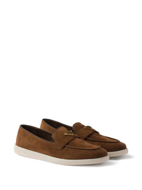 Prada suede loafers - Brown