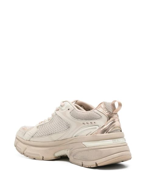 Golden Goose Lightstar metallic sneakers - Neutrals