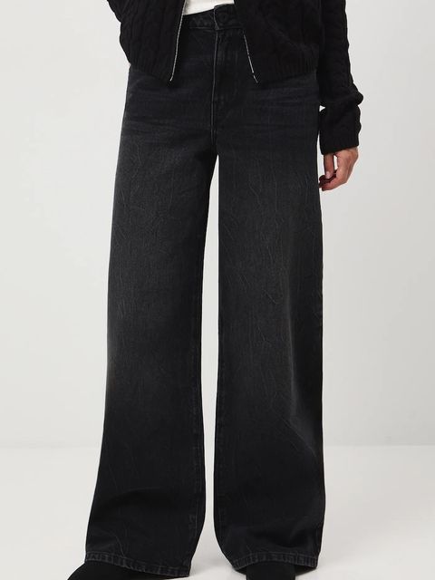 Medicine jeansy bawełniane damskie kolor czarny - zdjęcie produktu nr 1