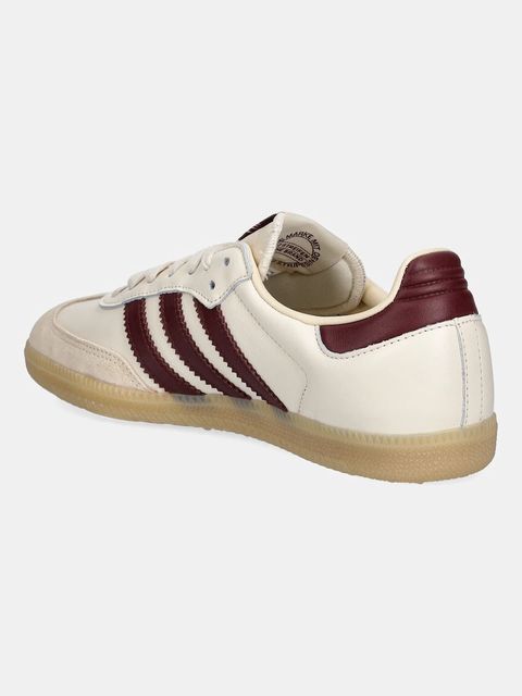 adidas Originals sneakersy skórzane Samba OG kolor beżowy JS3830