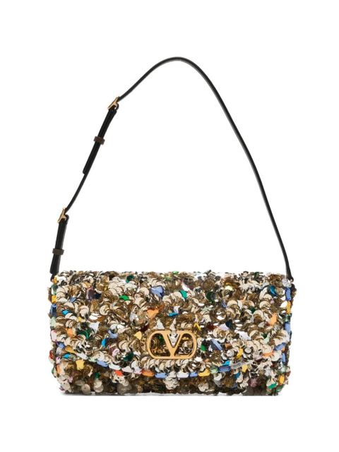 Valentino Garavani sequinned shoulder bag - Gold - zdjęcie produktu nr 1