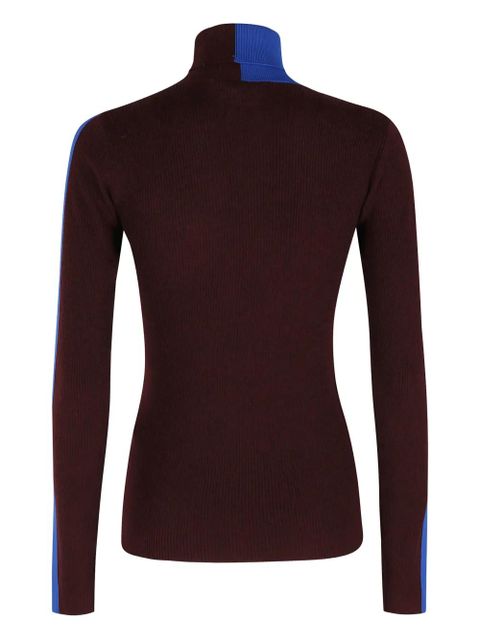 Essentiel Antwerp colour-block ribbed sweater - Red - zdjęcie produktu nr 2