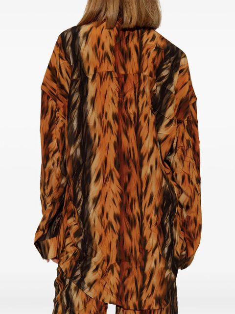 Balenciaga printed shirt - Orange