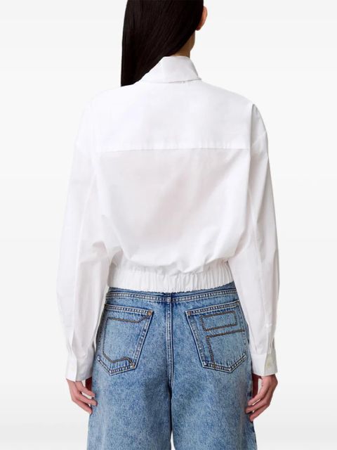Claudie Pierlot bow-fastening shirt - White