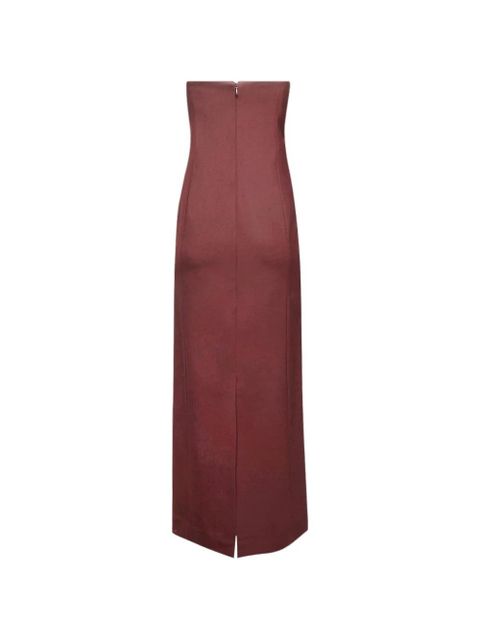 LouLou de Saison Shilo bustier maxi dress - Red - zdjęcie produktu nr 2