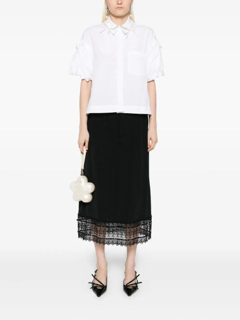 Simone Rocha puff-sleeve shirt - White