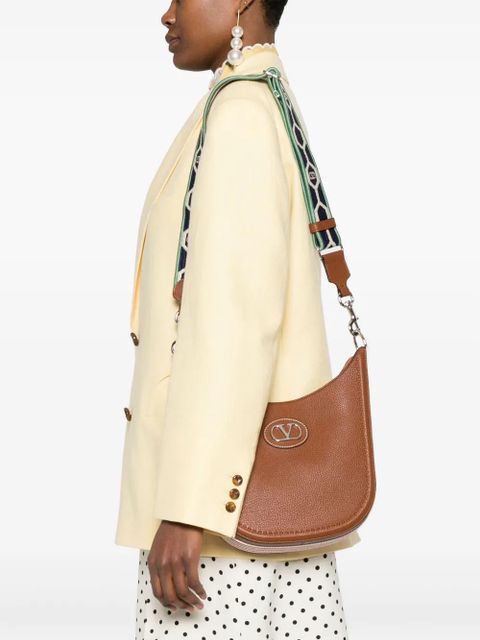 Valentino Garavani VLogo-Signature cross body bag - Brown