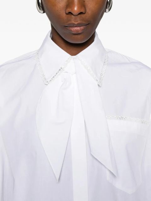 Maje braid trim Shirt - White