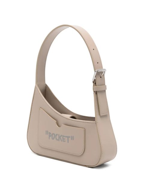 Off-White Glam Inside pocket tote bag - Neutrals