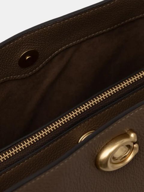 Coach torebka WILLOW kolor brązowy CW624