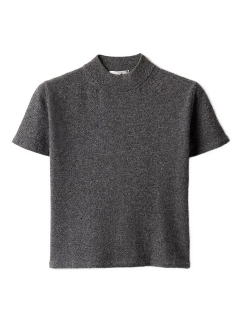 Miu Miu ribbed mock-neck cashmere sweater - Grey - zdjęcie produktu nr 1