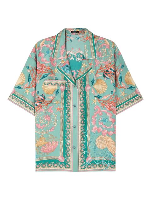 Versace silk shirt - Green - zdjęcie produktu nr 1
