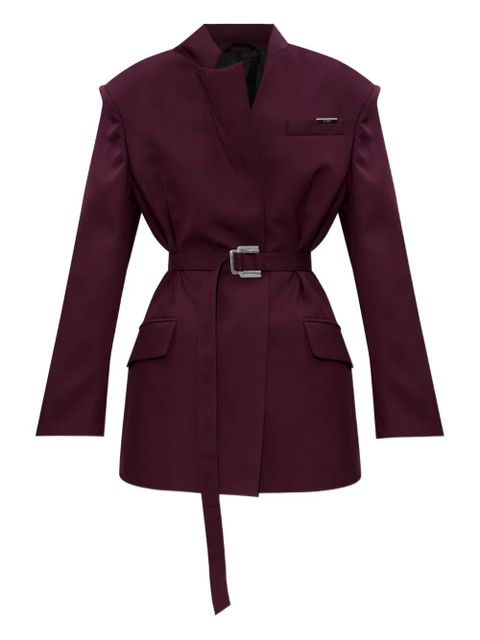 The Attico belted blazer - Purple - zdjęcie produktu nr 1