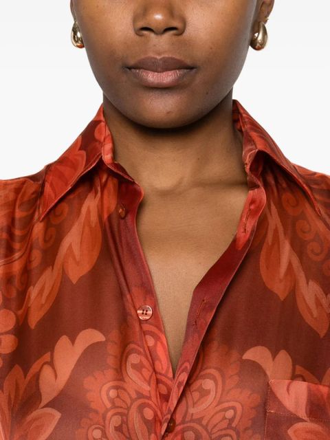 ETRO floral-print shirt - Red