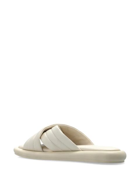 BOGNER Portofino criss-cross slides - Neutrals