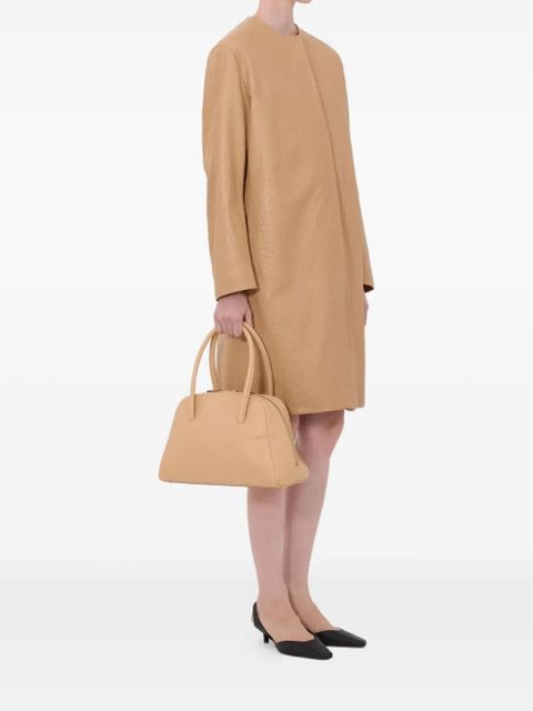 LouLou de Saison Yari leather Coat - Neutrals