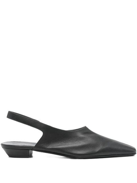 KHAITE Cecilia slingback flat pumps - Black - zdjęcie produktu nr 1