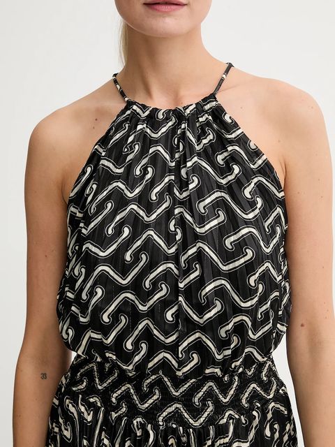 Morgan sukienka kolor brązowy midi rozkloszowana RPLIST2