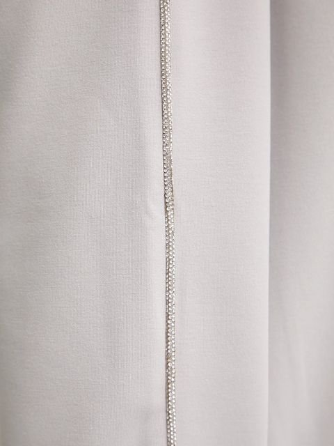 EA7 Emporio Armani bluza damska kolor szary z kapturem gładka AF12643.7W000443