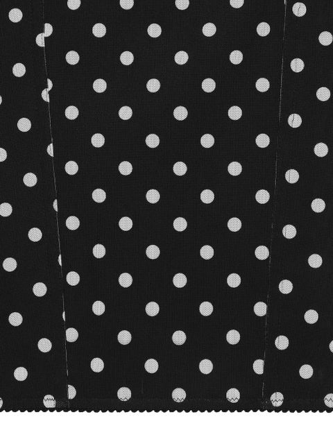 Dolce & Gabbana polka-dot print pencil skirt - Black