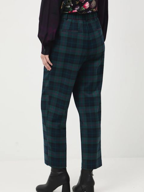 Medicine spodnie damskie kolor multicolor proste medium waist