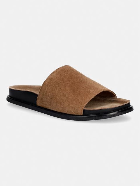 Vagabond Shoemakers klapki na płaskim obcasie damskie zamszowe EFFIE - zdjęcie produktu nr 2