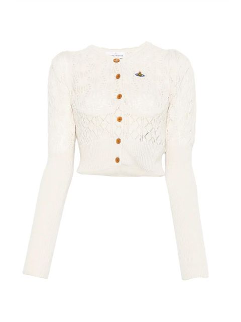 Vivienne Westwood Ella textured cardigan - Neutrals - zdjęcie produktu nr 1