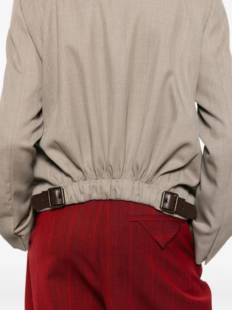 LOEWE single-breasted wool blazer - Neutrals