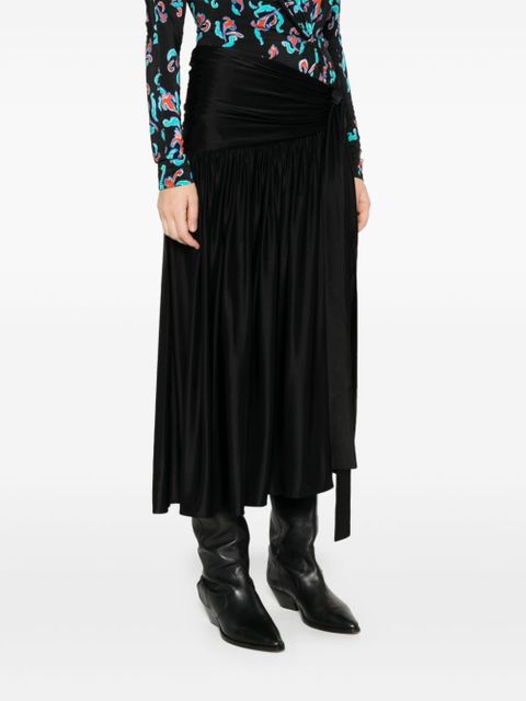 Rabanne bow-detail skirt - Black